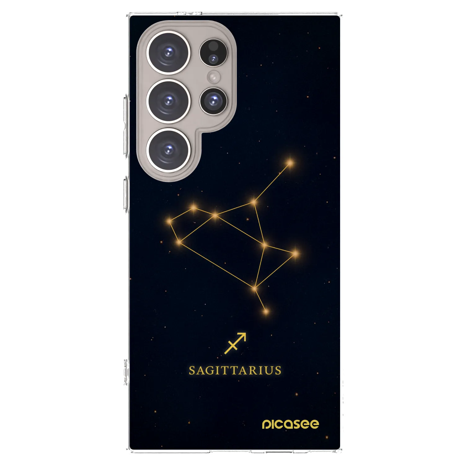 Picasee silikonska prozirna maskica za Samsung Galaxy S24 Ultra S928B 5G - SAGITTARIUS