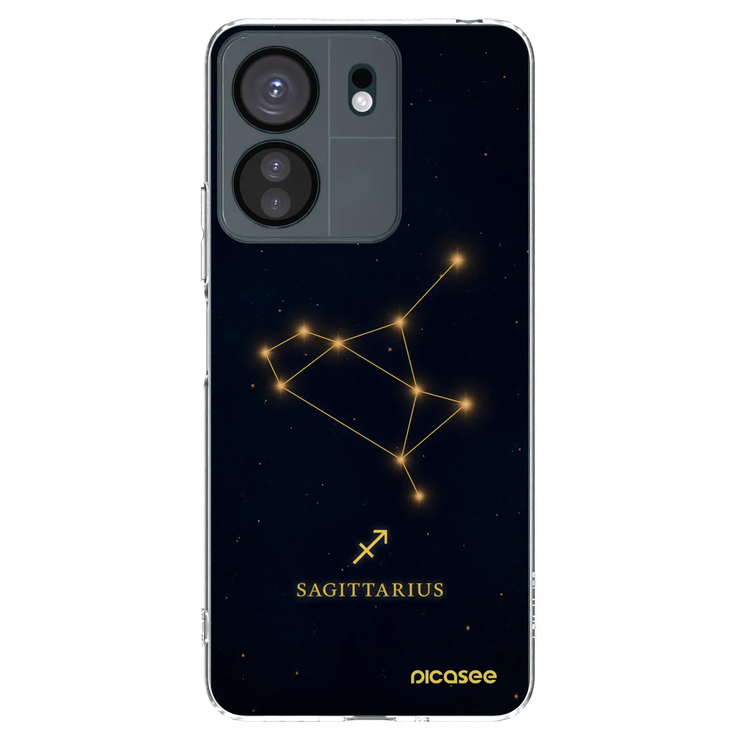 Picasee silikonska prozirna maskica za Xiaomi Redmi 13C 4G - SAGITTARIUS