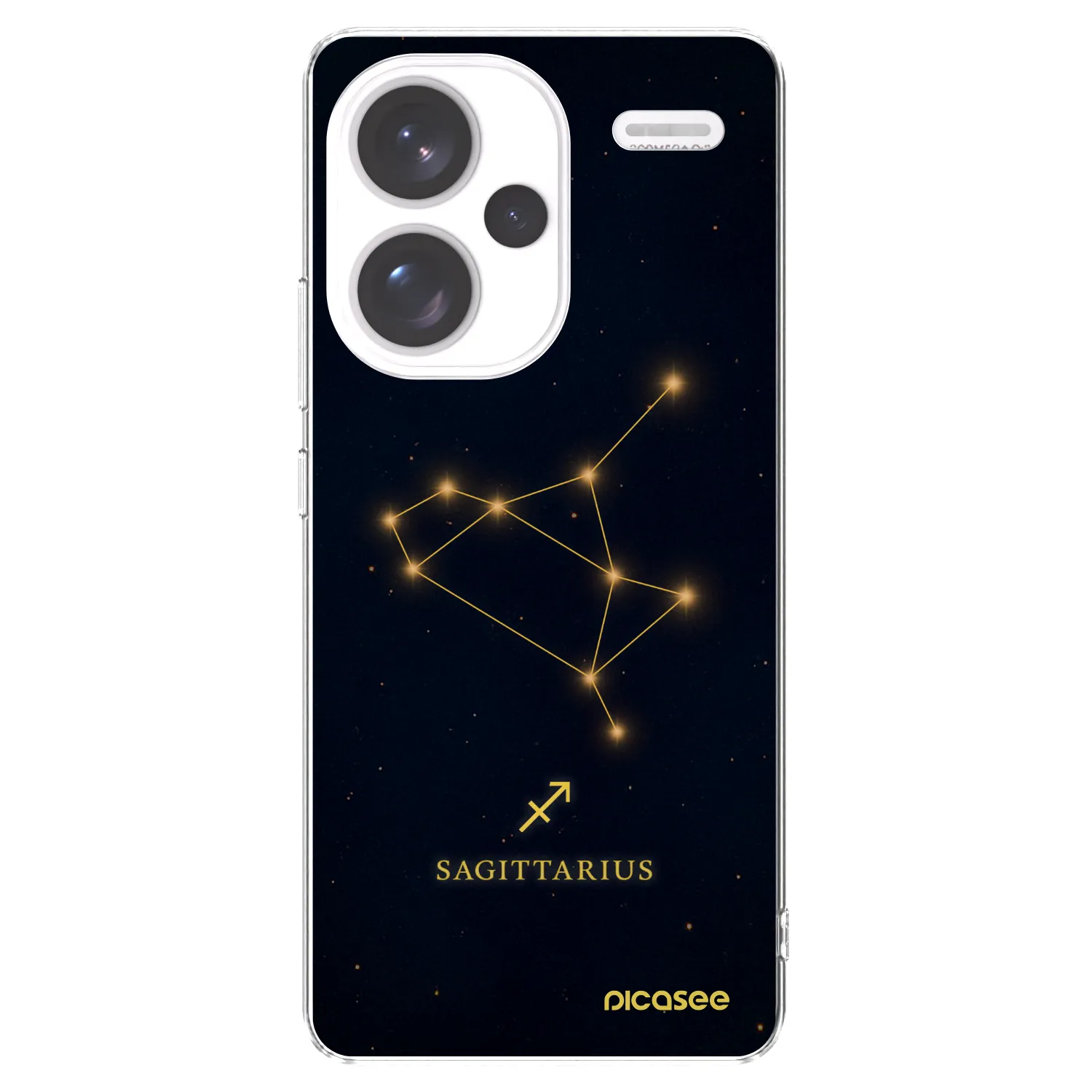 Picasee silikonska prozirna maskica za Xiaomi Redmi Note 13 Pro+ 5G - SAGITTARIUS