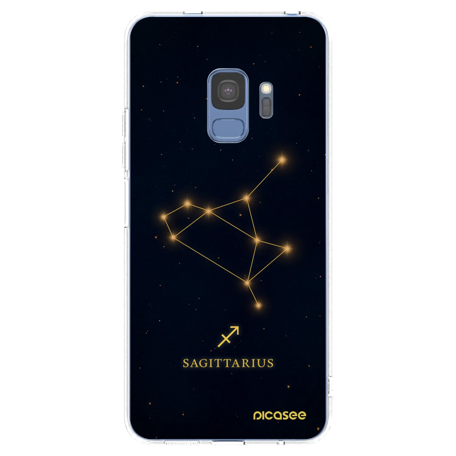Picasee silikonska prozirna maskica za Samsung Galaxy S9 G960F - SAGITTARIUS