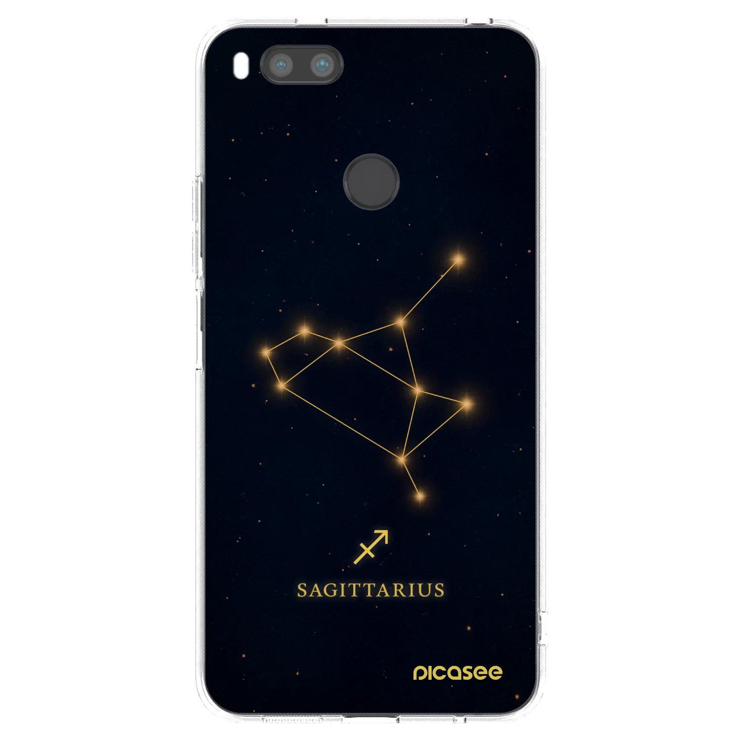 Picasee silikonska prozirna maskica za Xiaomi Mi A1 Global - SAGITTARIUS