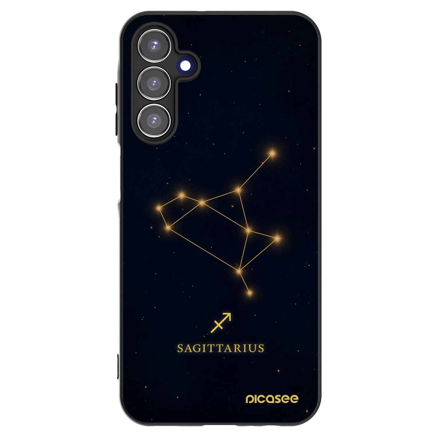 Picasee crna silikonska maskica za Samsung Galaxy A15 A155F 4G - SAGITTARIUS