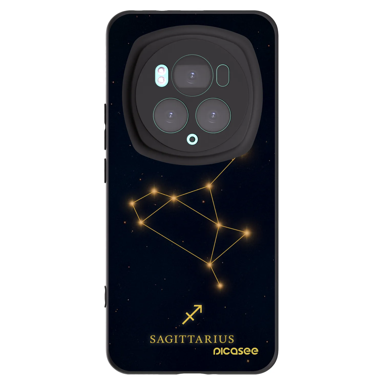 Picasee crna silikonska maskica za Honor Magic6 Pro - SAGITTARIUS