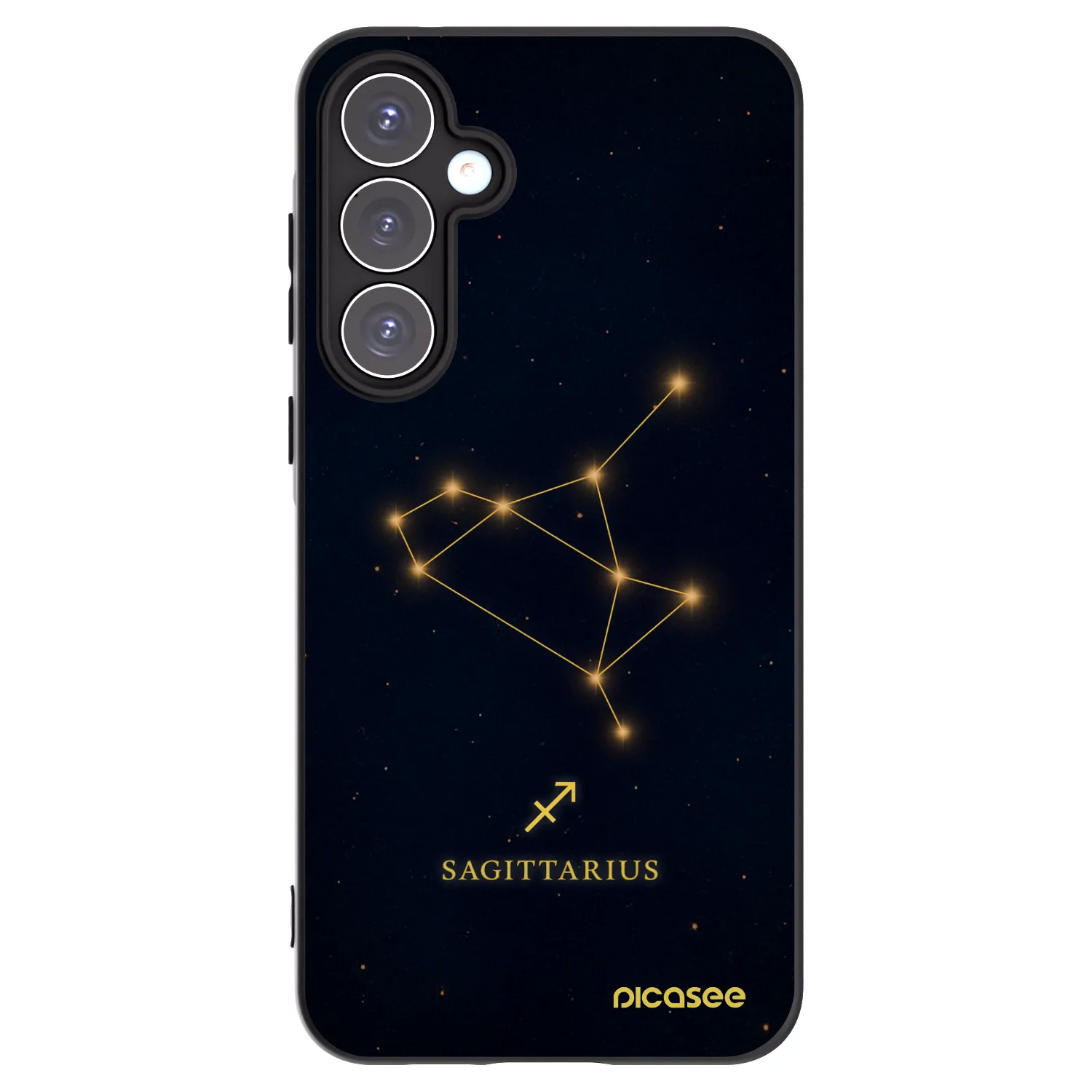 Picasee crna silikonska maskica za Samsung Galaxy A55 5G A556B - SAGITTARIUS