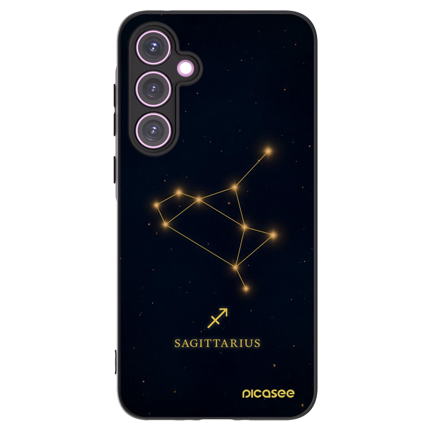 Picasee crna silikonska maskica za Samsung Galaxy A35 5G A356B - SAGITTARIUS