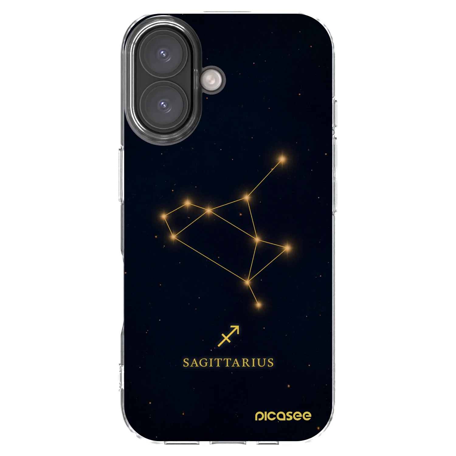 Picasee silikonska prozirna maskica za Apple iPhone 16 - SAGITTARIUS