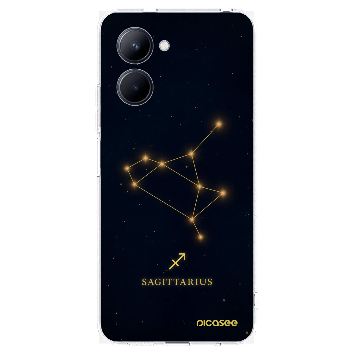 Picasee silikonska prozirna maskica za Realme C33 (2023) - SAGITTARIUS