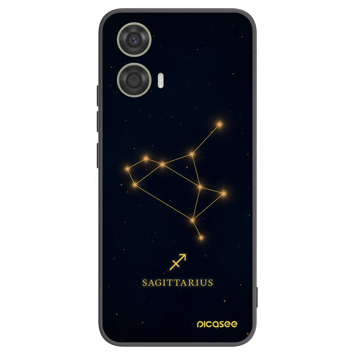 Picasee crna silikonska maskica za Motorola Moto G24 - SAGITTARIUS