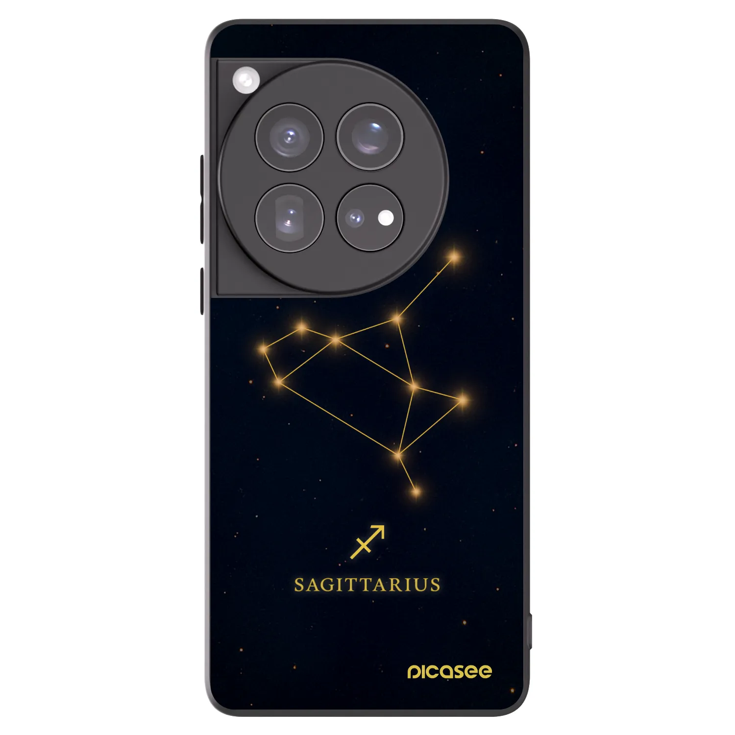 Picasee crna silikonska maskica za OnePlus 12 5G - SAGITTARIUS