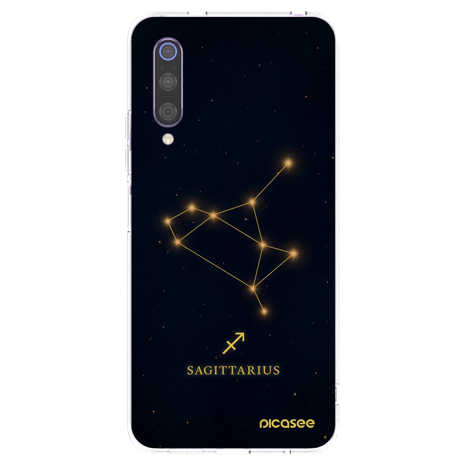 Picasee silikonska prozirna maskica za Xiaomi Mi 9 - SAGITTARIUS
