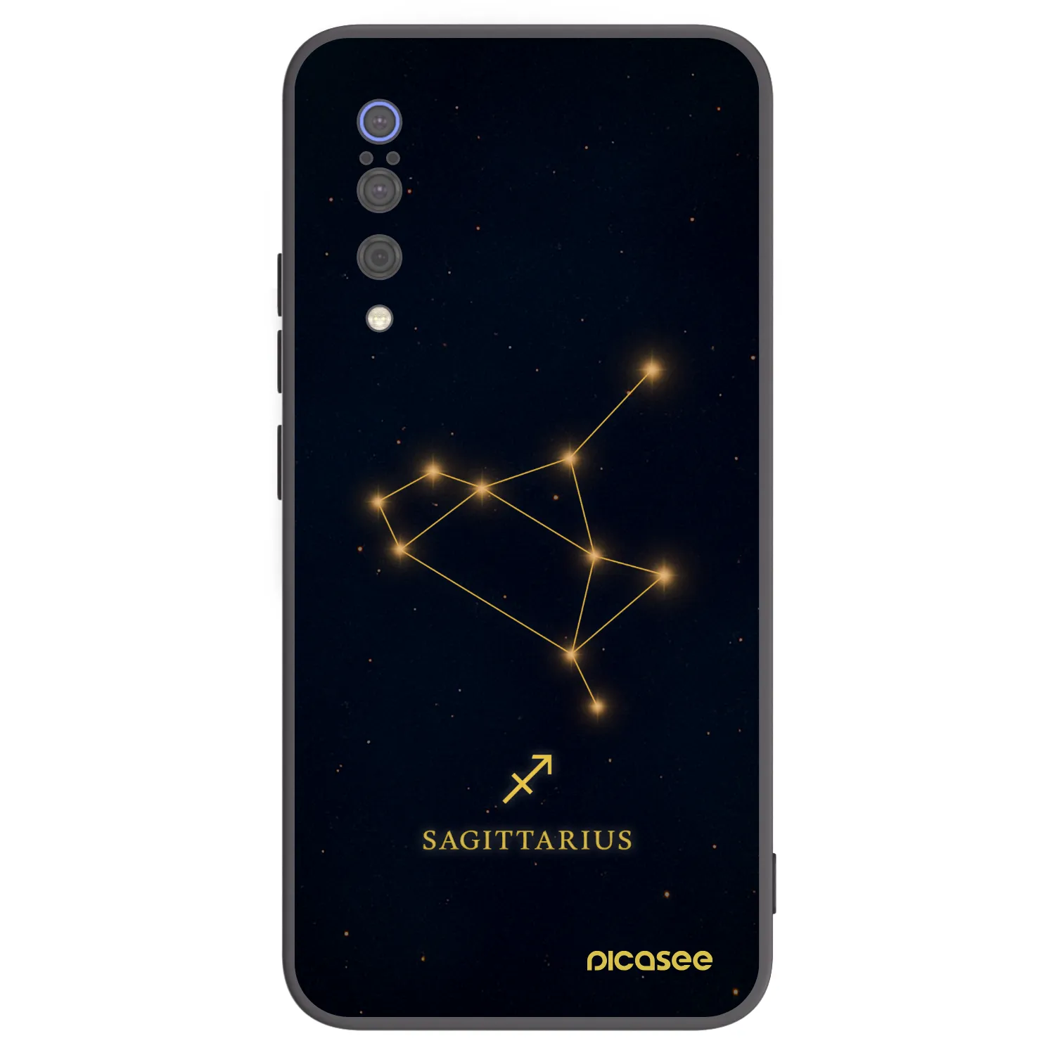 Picasee crna silikonska maskica za Xiaomi Mi 9 - SAGITTARIUS