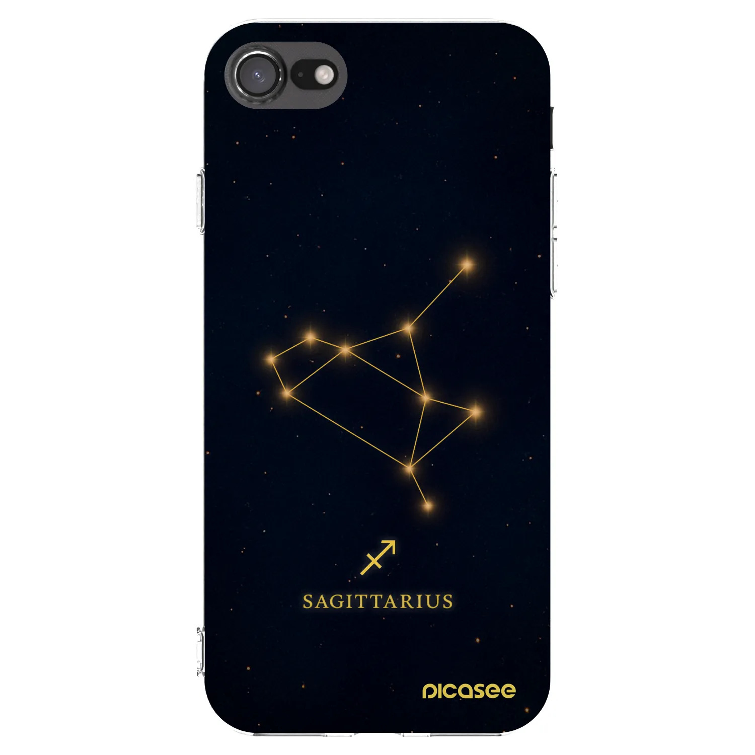 Picasee silikonska prozirna maskica za Apple iPhone 7 - SAGITTARIUS