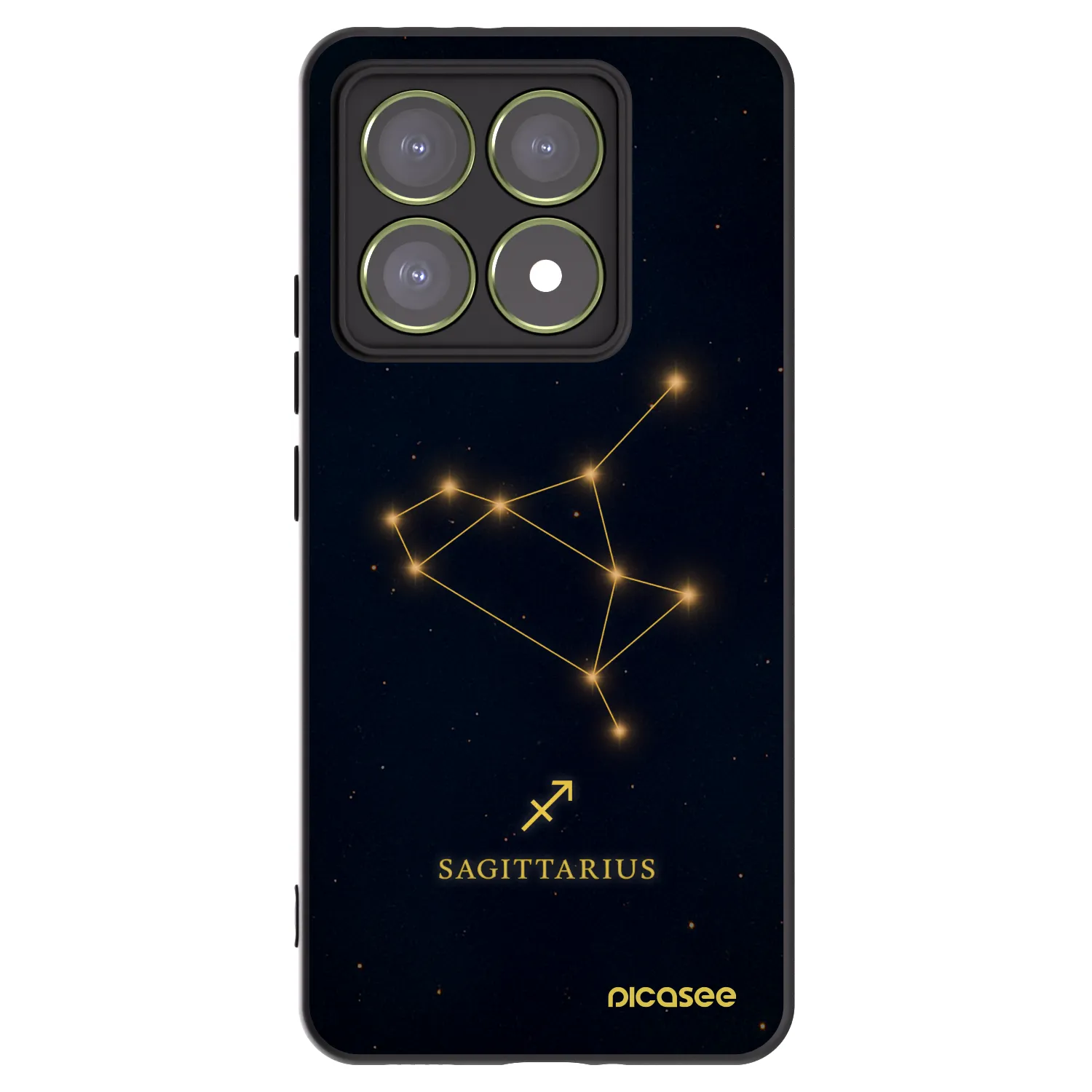 Picasee crna silikonska maskica za Xiaomi 14T - SAGITTARIUS