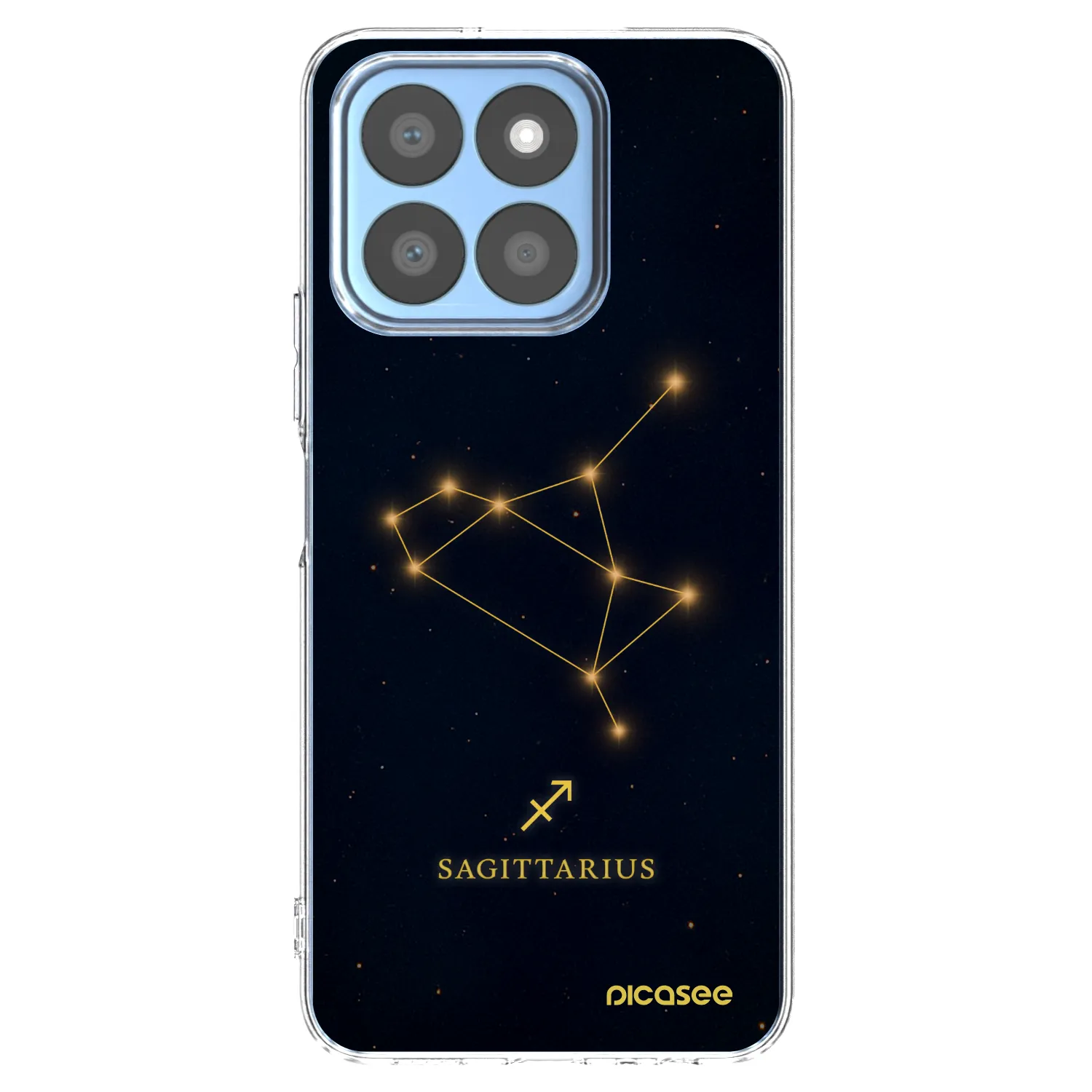 Picasee silikonska prozirna maskica za Honor X8c - SAGITTARIUS