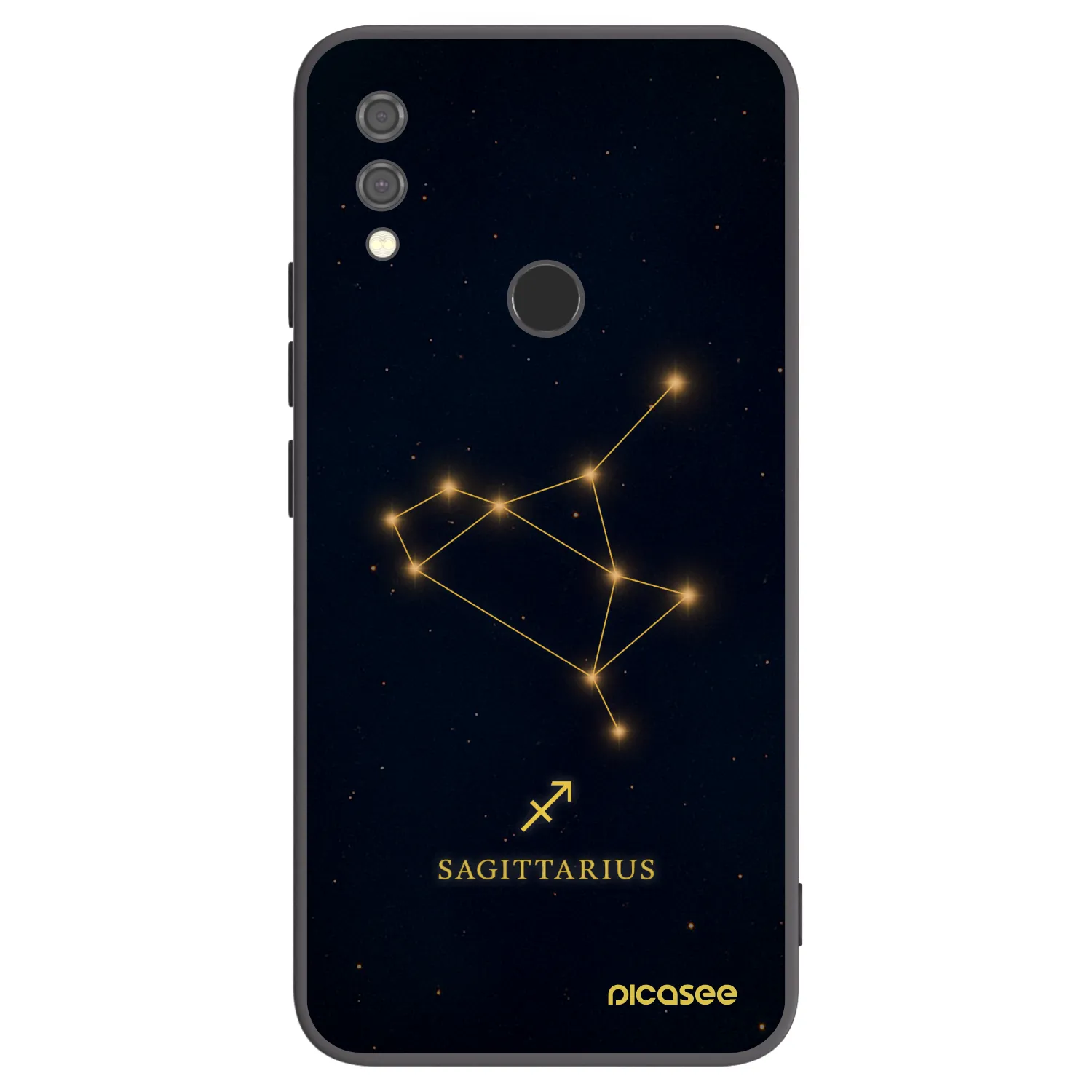 Picasee crna silikonska maskica za Xiaomi Redmi Note 7 - SAGITTARIUS
