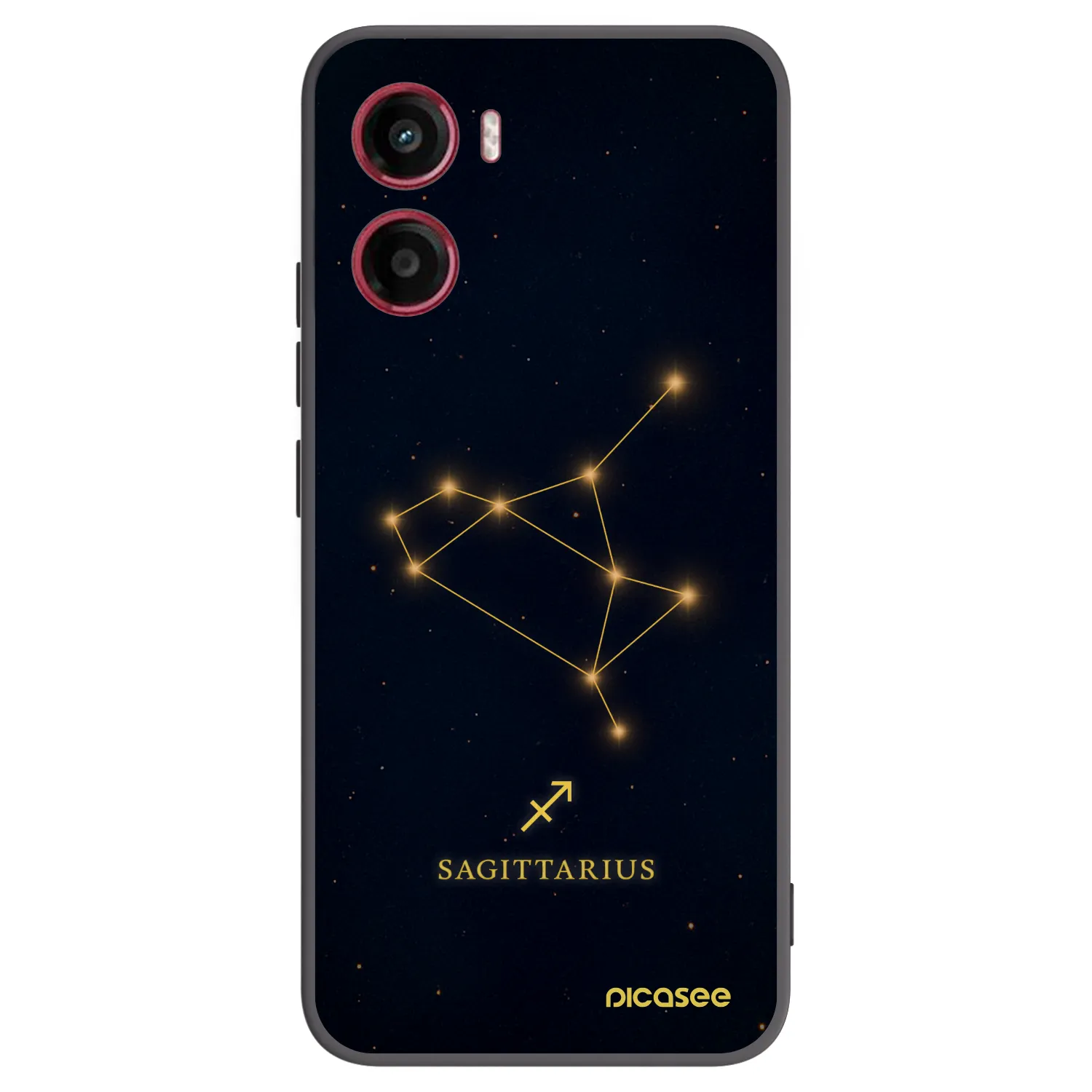 Picasee crna silikonska maskica za Motorola Moto G05 - SAGITTARIUS