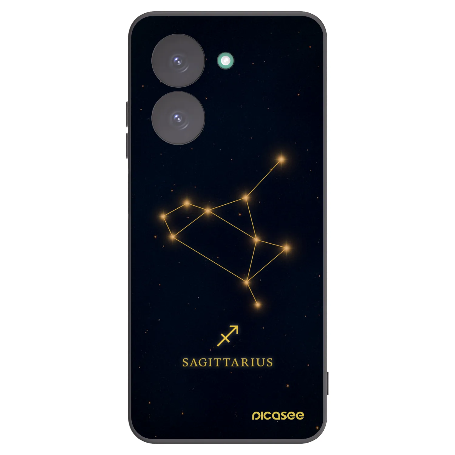 Picasee crna silikonska maskica za Xiaomi Redmi A5 - SAGITTARIUS