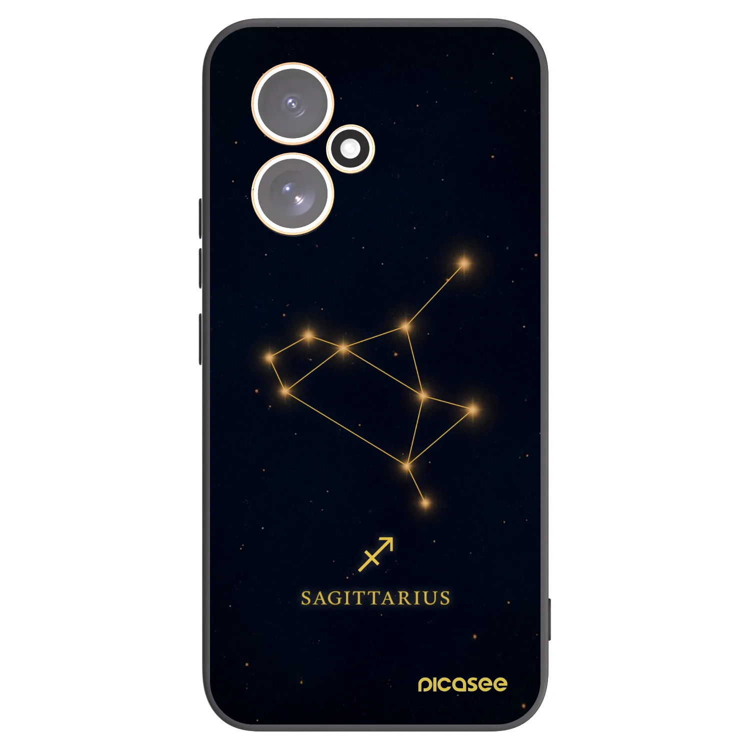 Picasee crna silikonska maskica za Honor 400 5G - SAGITTARIUS