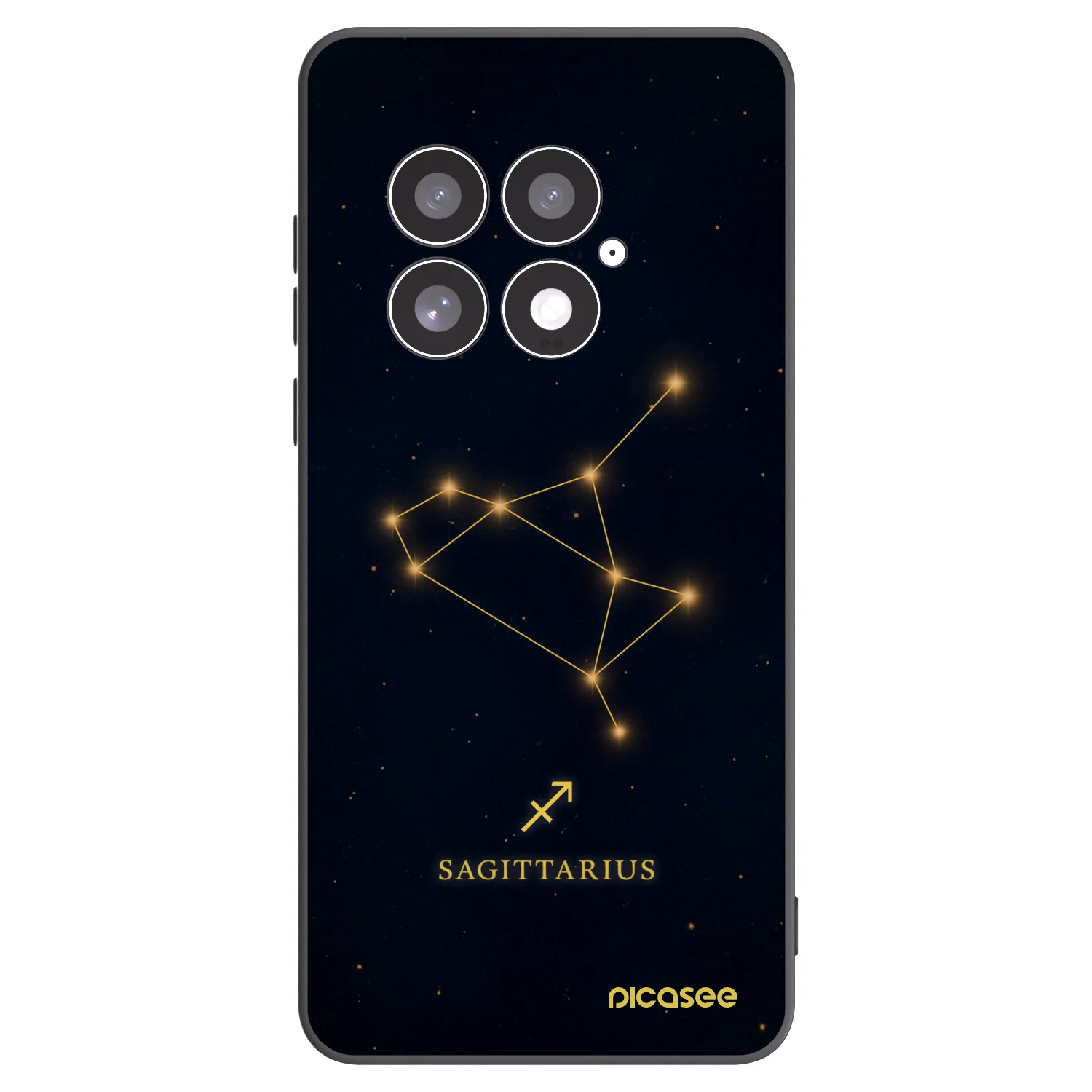 Picasee crna silikonska maskica za OnePlus 13 5G - SAGITTARIUS