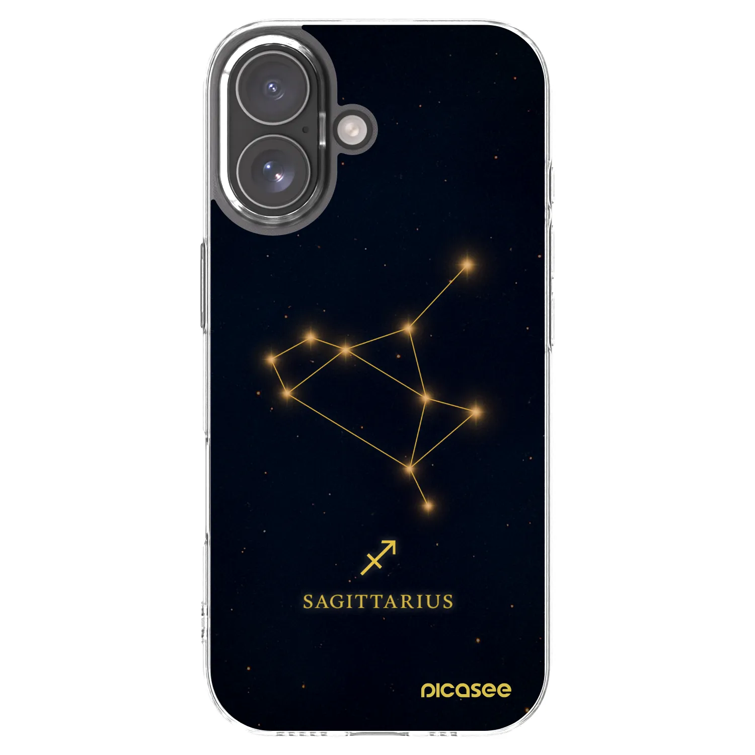 Picasee silikonska prozirna maskica za Apple iPhone 17 - SAGITTARIUS