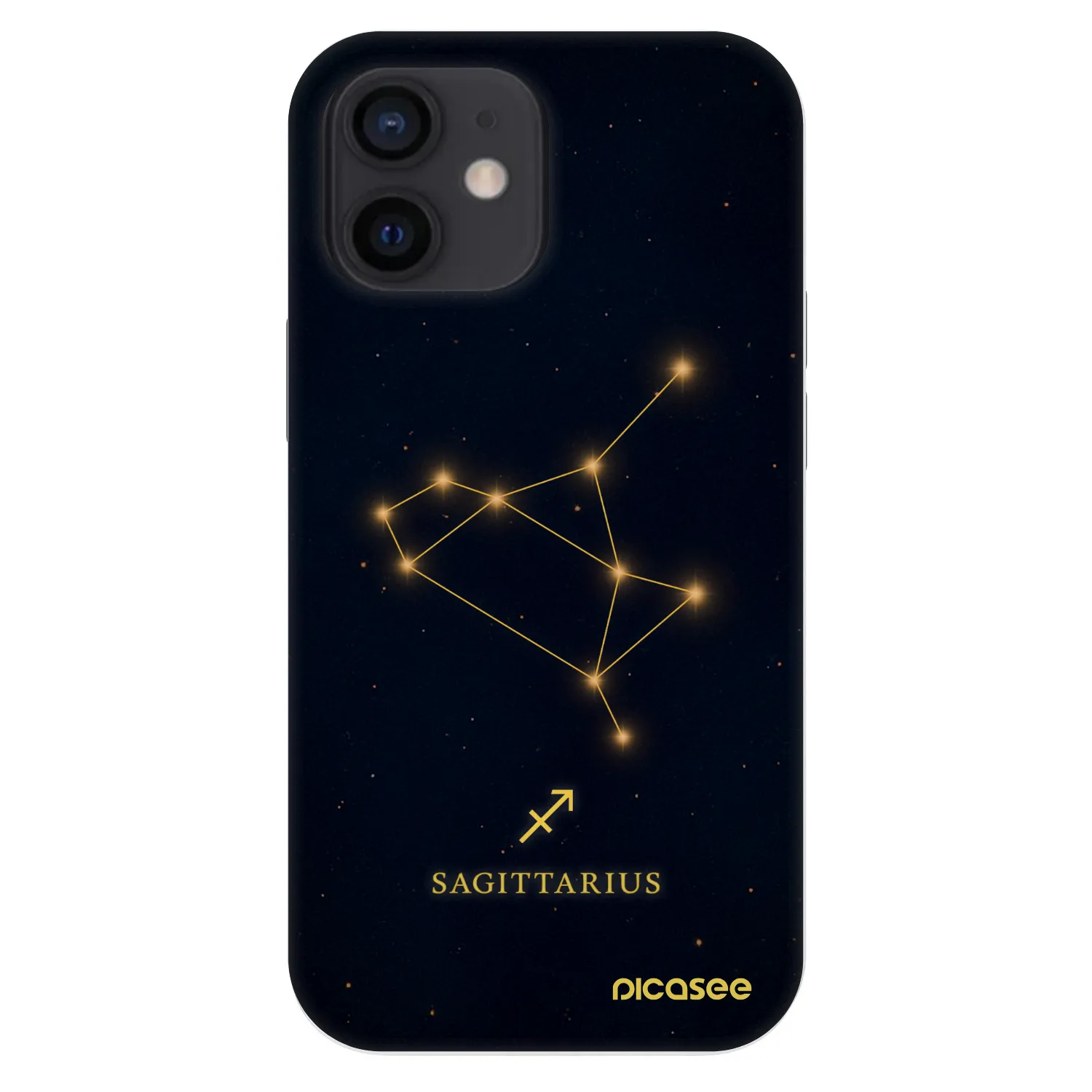 Picasee Fashion Case za Apple iPhone 12 mini - SAGITTARIUS