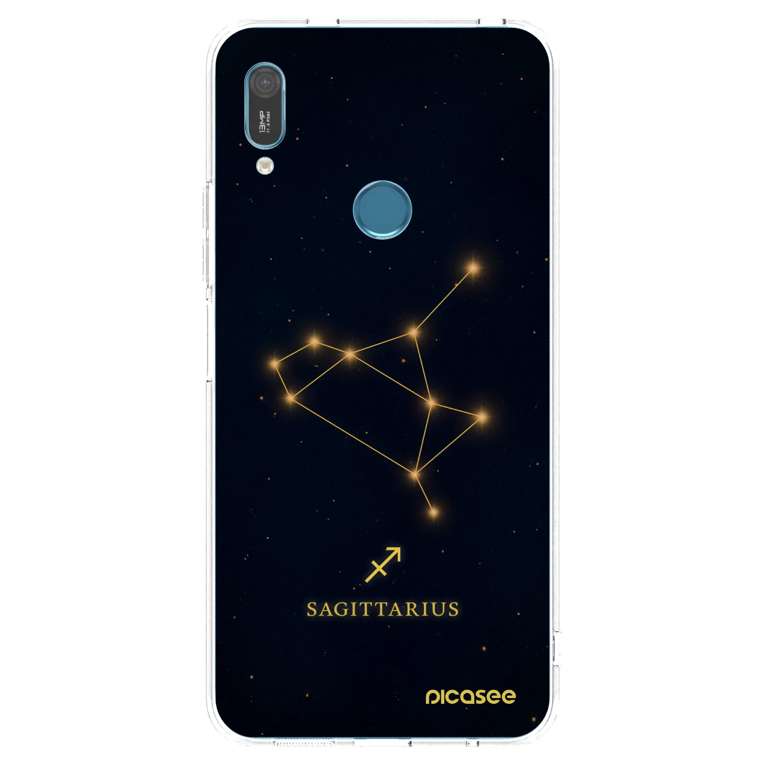 Picasee silikonska prozirna maskica za Huawei Y6 2019 - SAGITTARIUS