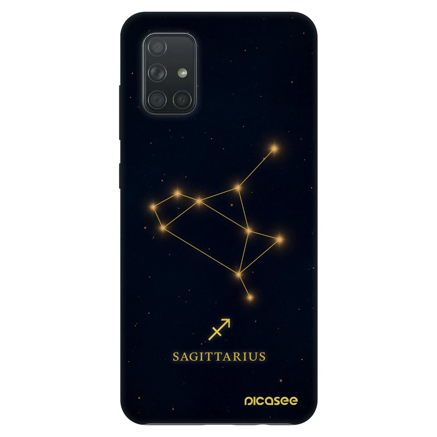 Picasee Fashion Case za Samsung Galaxy A71 A715F - SAGITTARIUS
