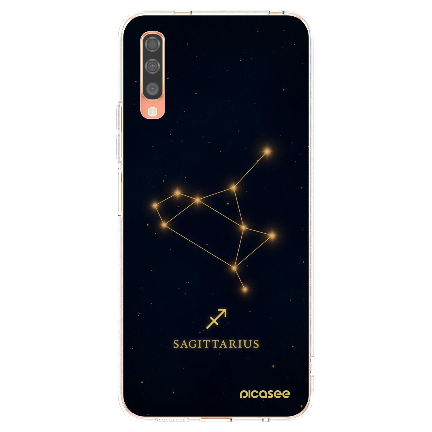 Picasee silikonska prozirna maskica za Samsung Galaxy A70 A705F - SAGITTARIUS