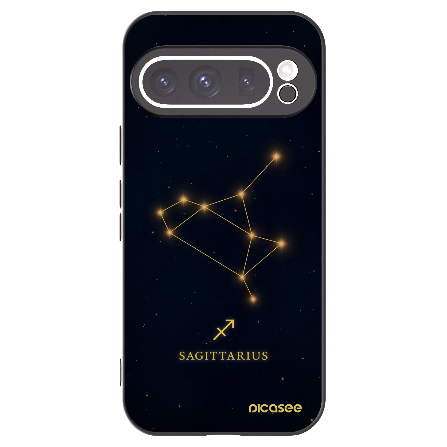 Picasee crna silikonska maskica za Google Pixel 9 Pro XL - SAGITTARIUS