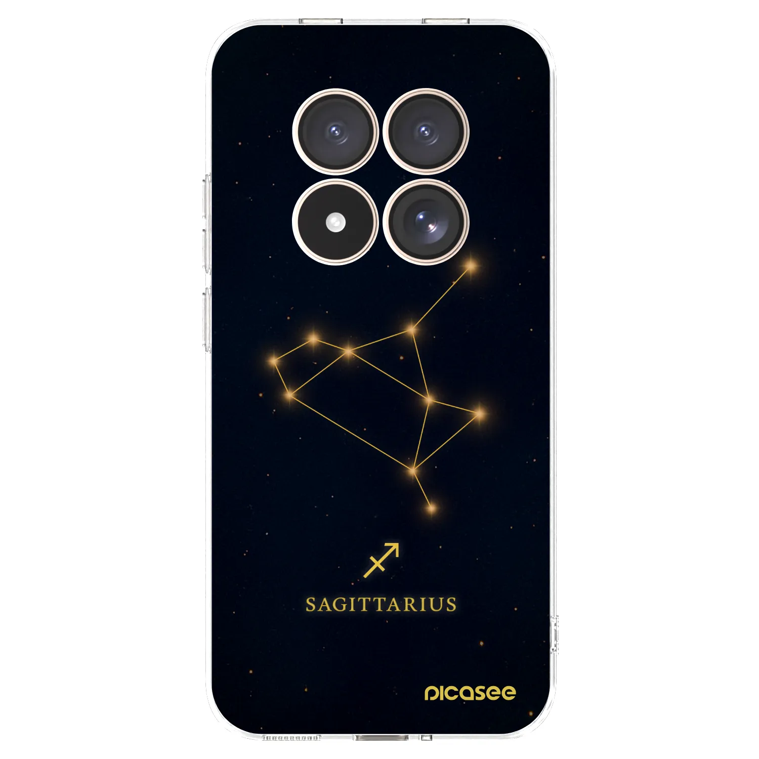 Picasee silikonska prozirna maskica za Xiaomi Redmi Note 15 Pro 4G - SAGITTARIUS