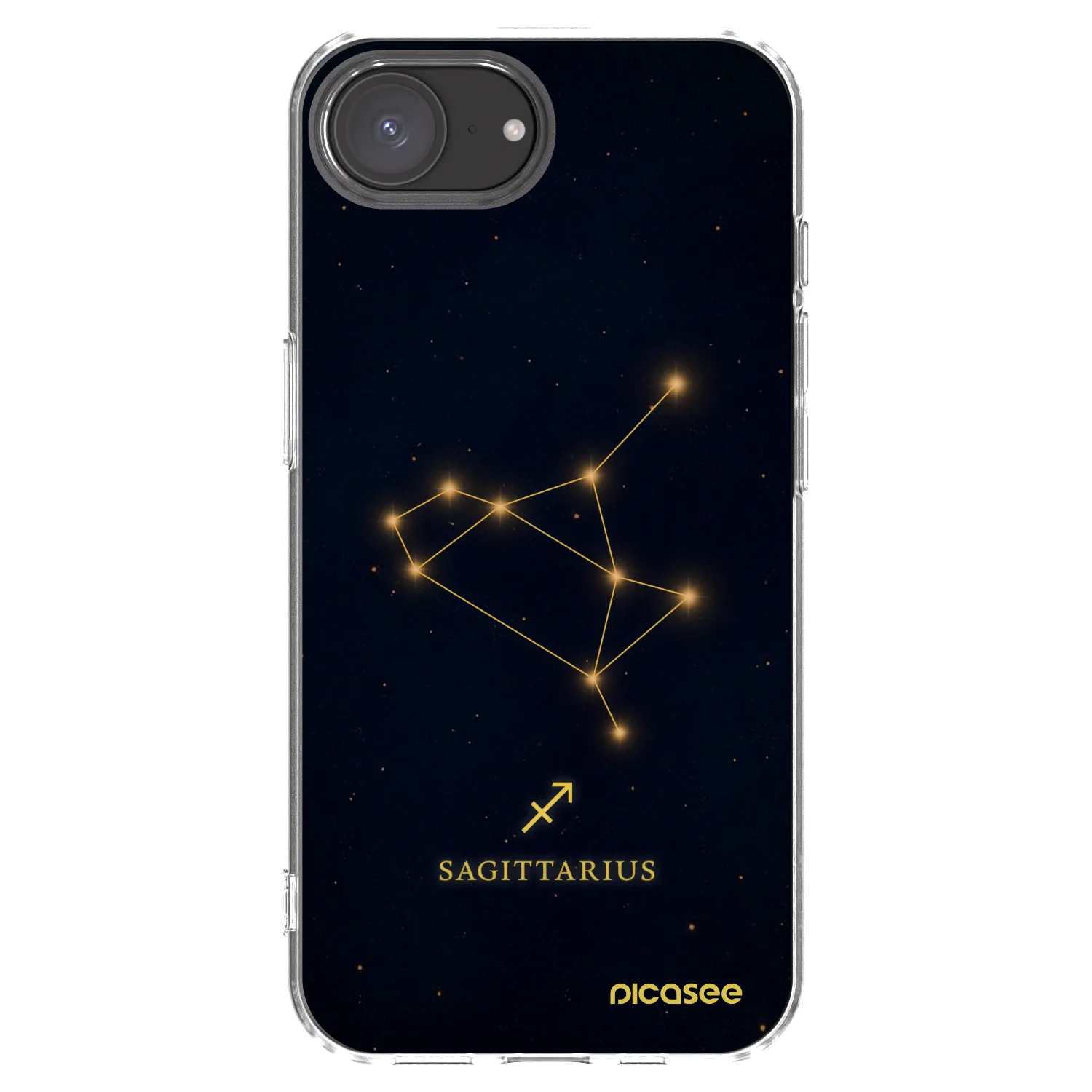 Picasee silikonska prozirna maskica za Apple iPhone 17e - SAGITTARIUS