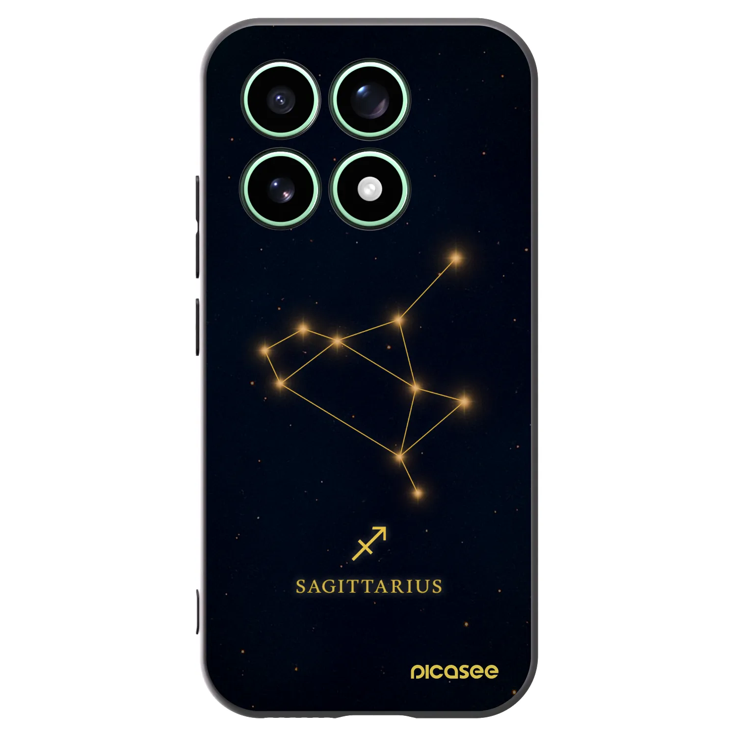 Picasee crna silikonska maskica za Xiaomi 17 - SAGITTARIUS