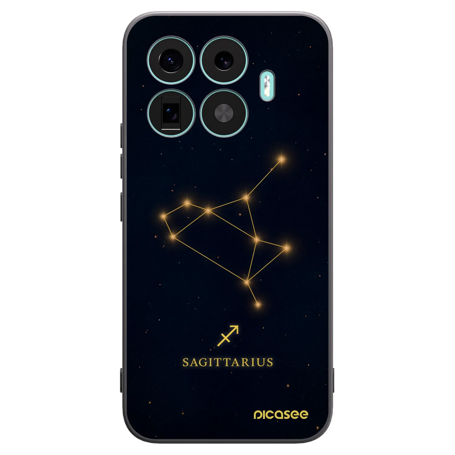 Picasee crna silikonska maskica za Xiaomi 17T Pro - SAGITTARIUS