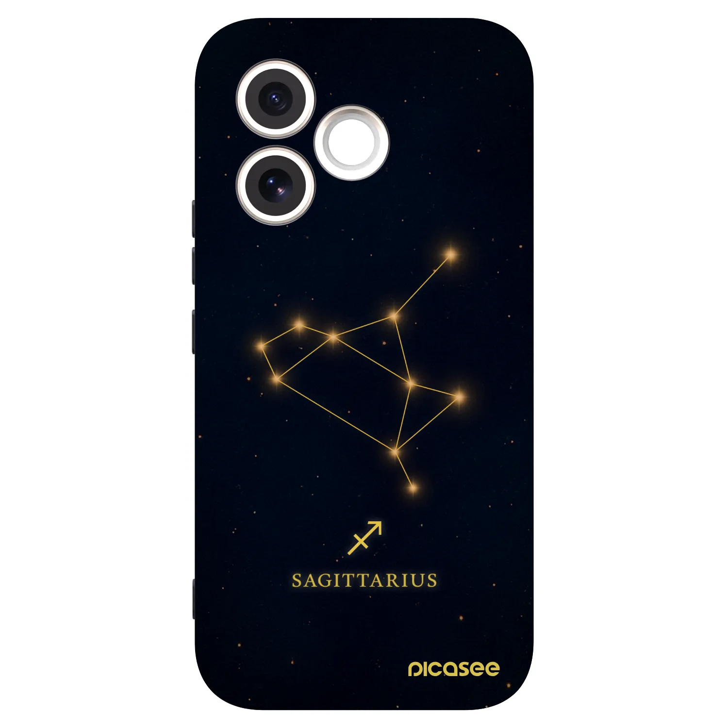 Picasee crna silikonska maskica za Honor 600 Lite - SAGITTARIUS