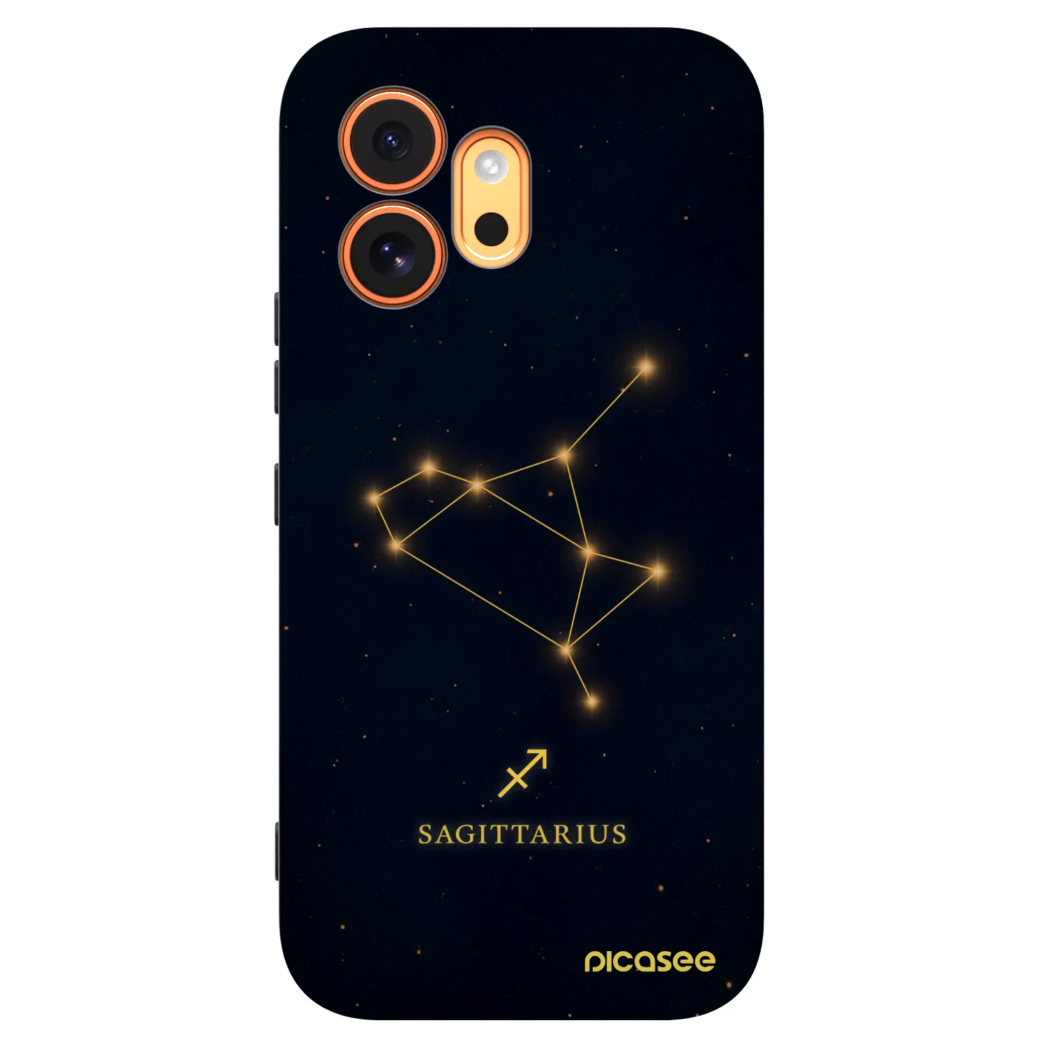 Picasee crna silikonska maskica za Honor 600 - SAGITTARIUS