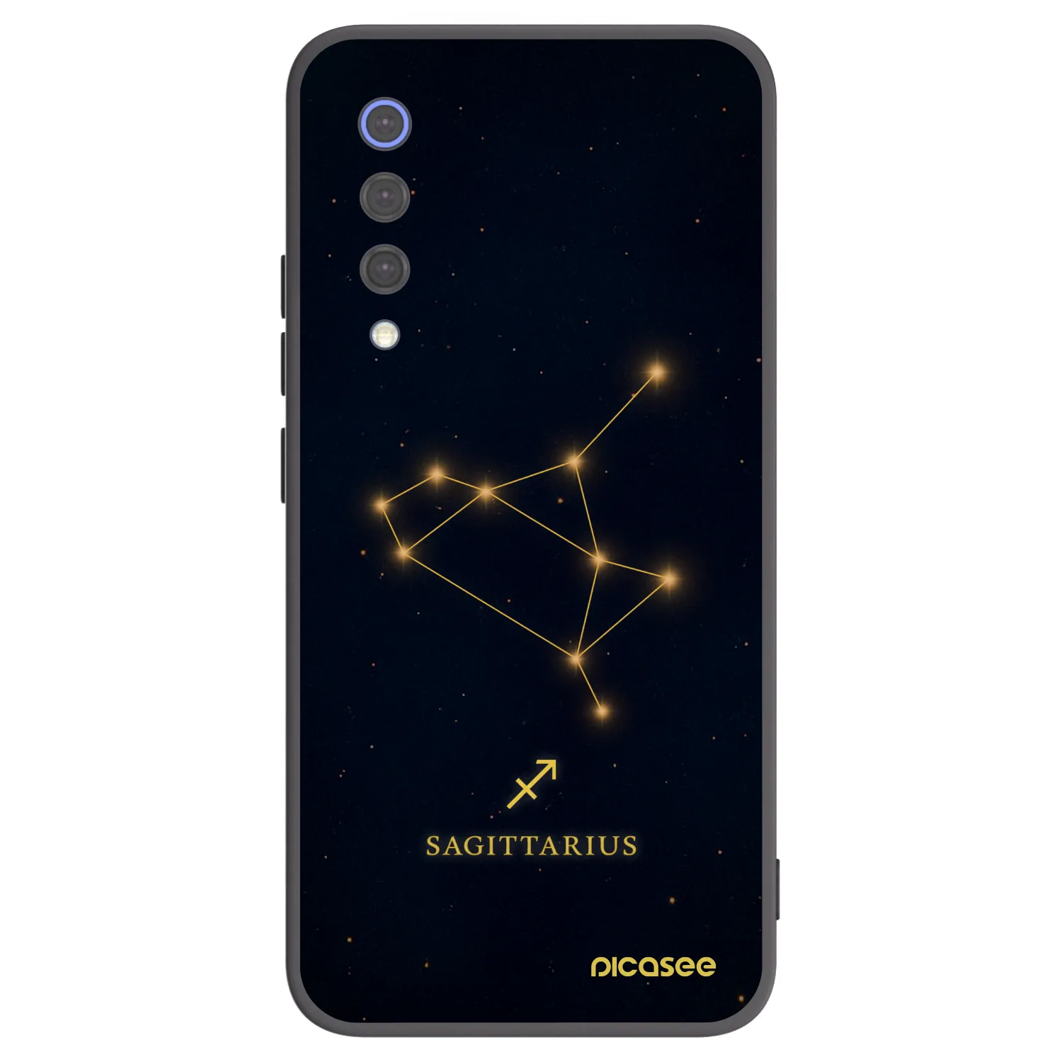 Picasee crna silikonska maskica za Xiaomi Mi 9 SE - SAGITTARIUS