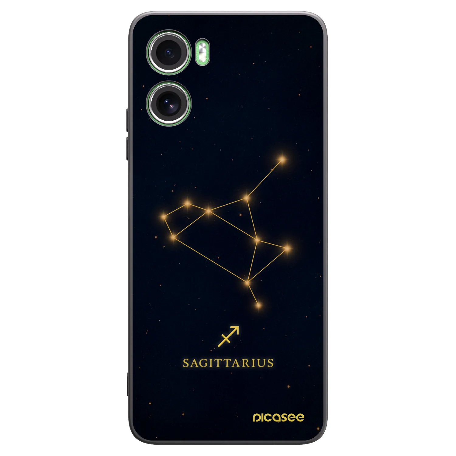 Picasee crna silikonska maskica za Motorola Moto G06 - SAGITTARIUS