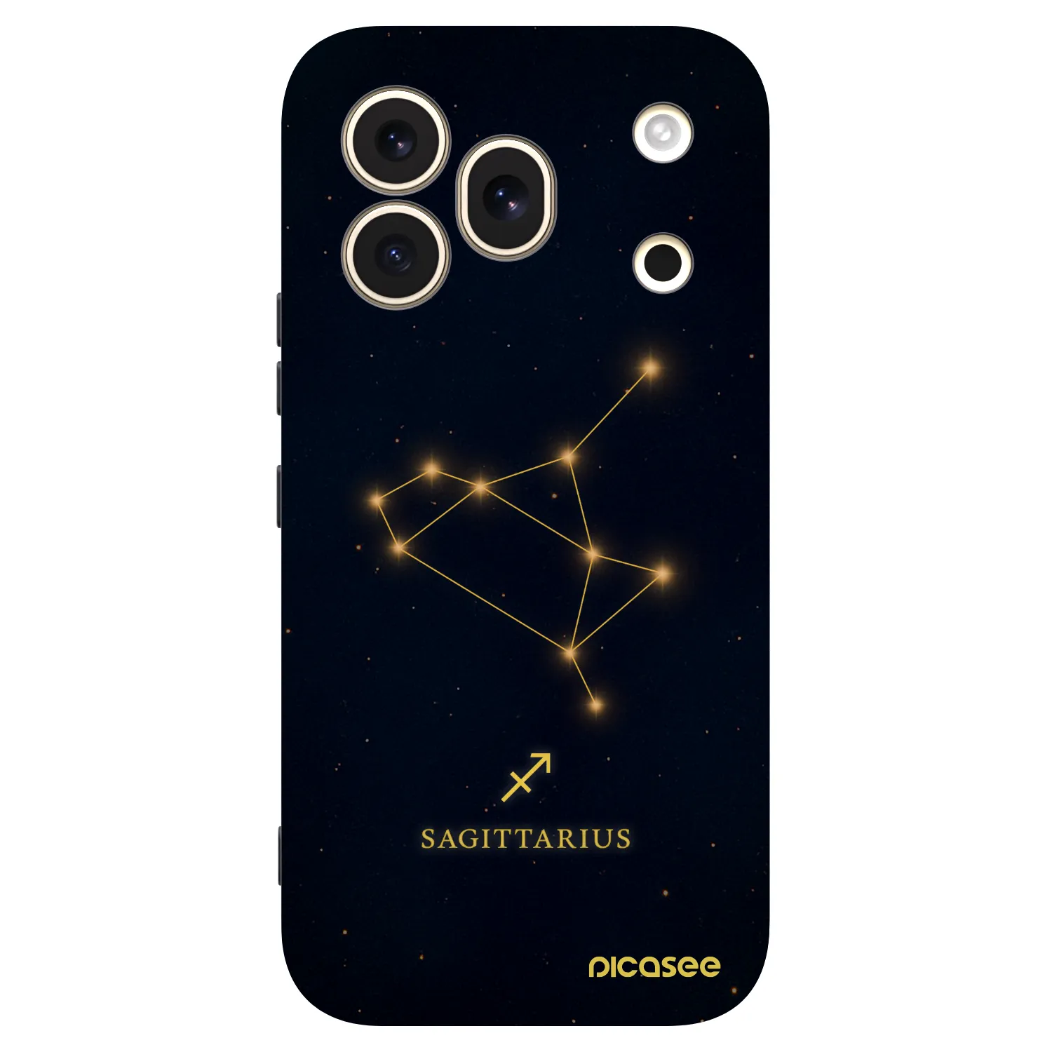 Picasee crna silikonska maskica za Honor 600 Pro - SAGITTARIUS