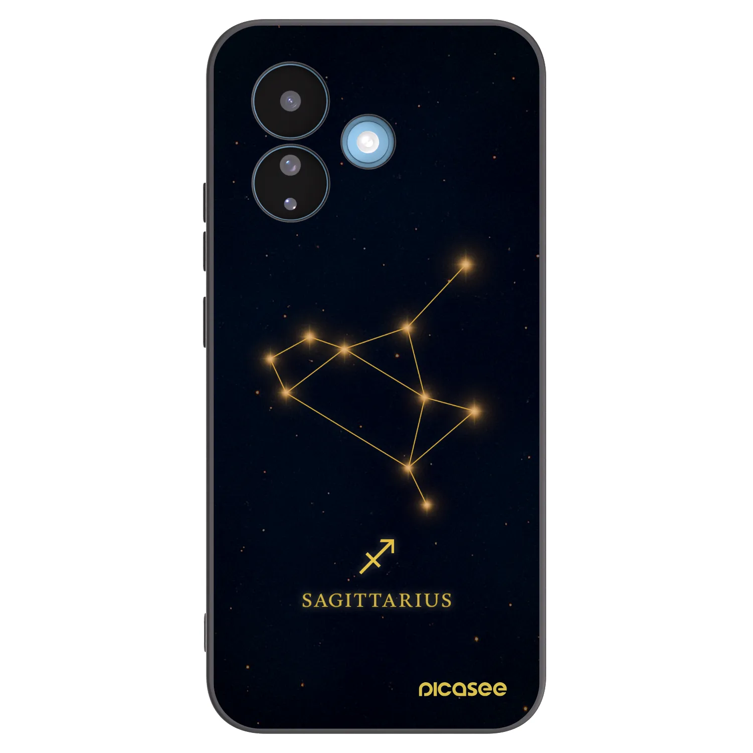 Picasee crna silikonska maskica za Xiaomi Redmi Note 17 Pro 5G - SAGITTARIUS
