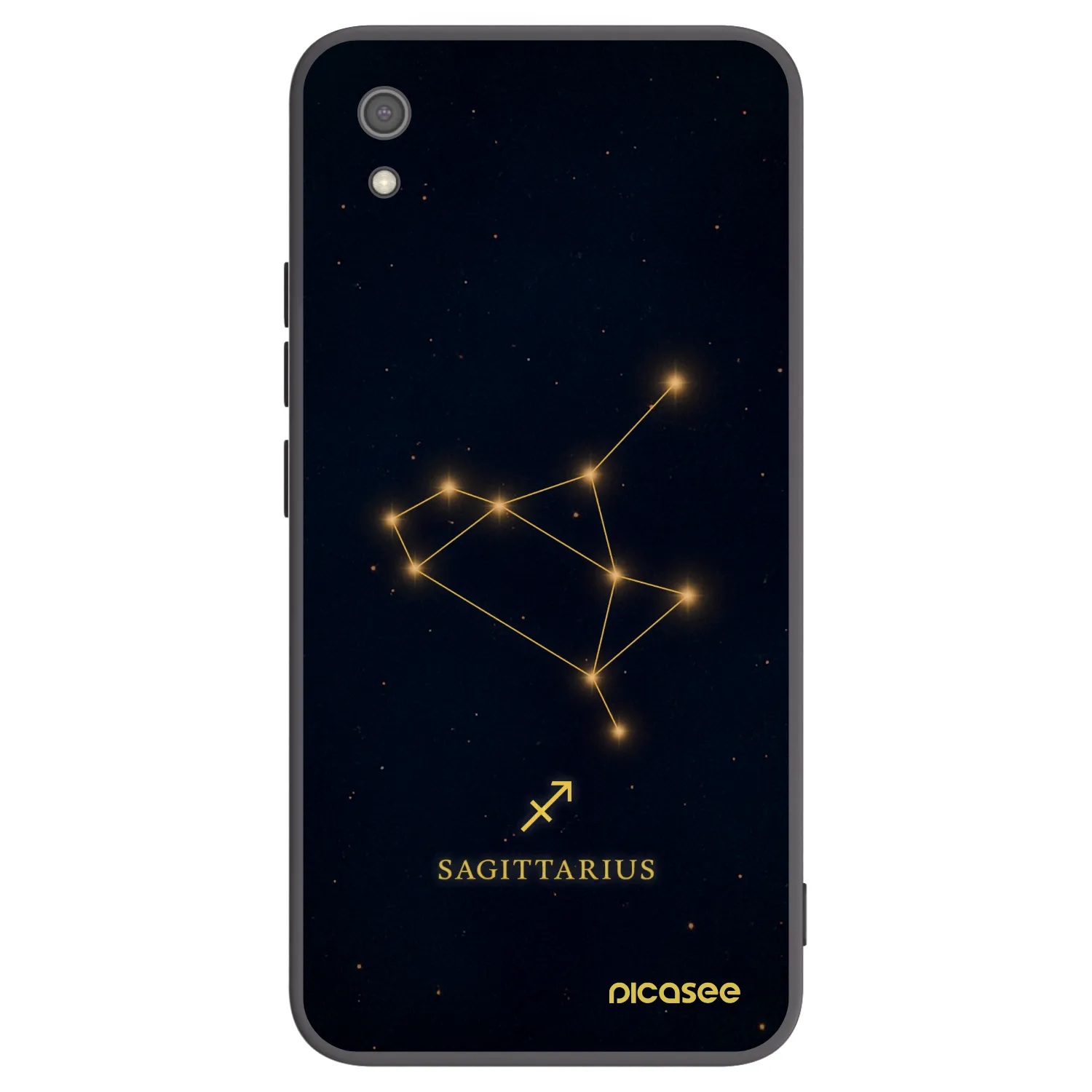 Picasee crna silikonska maskica za Xiaomi Redmi 7A - SAGITTARIUS