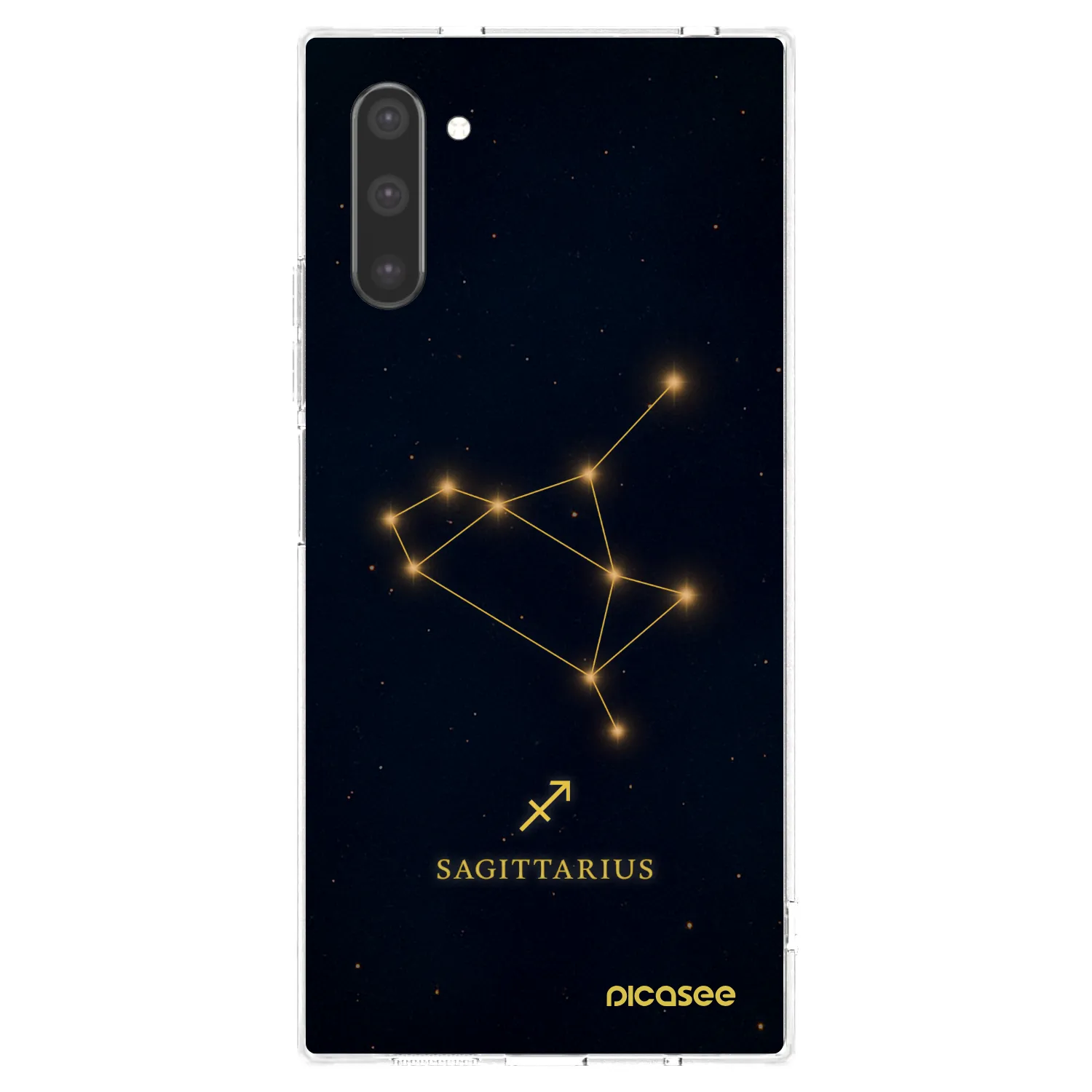 Picasee silikonska prozirna maskica za Samsung Galaxy Note 10 N970F - SAGITTARIUS