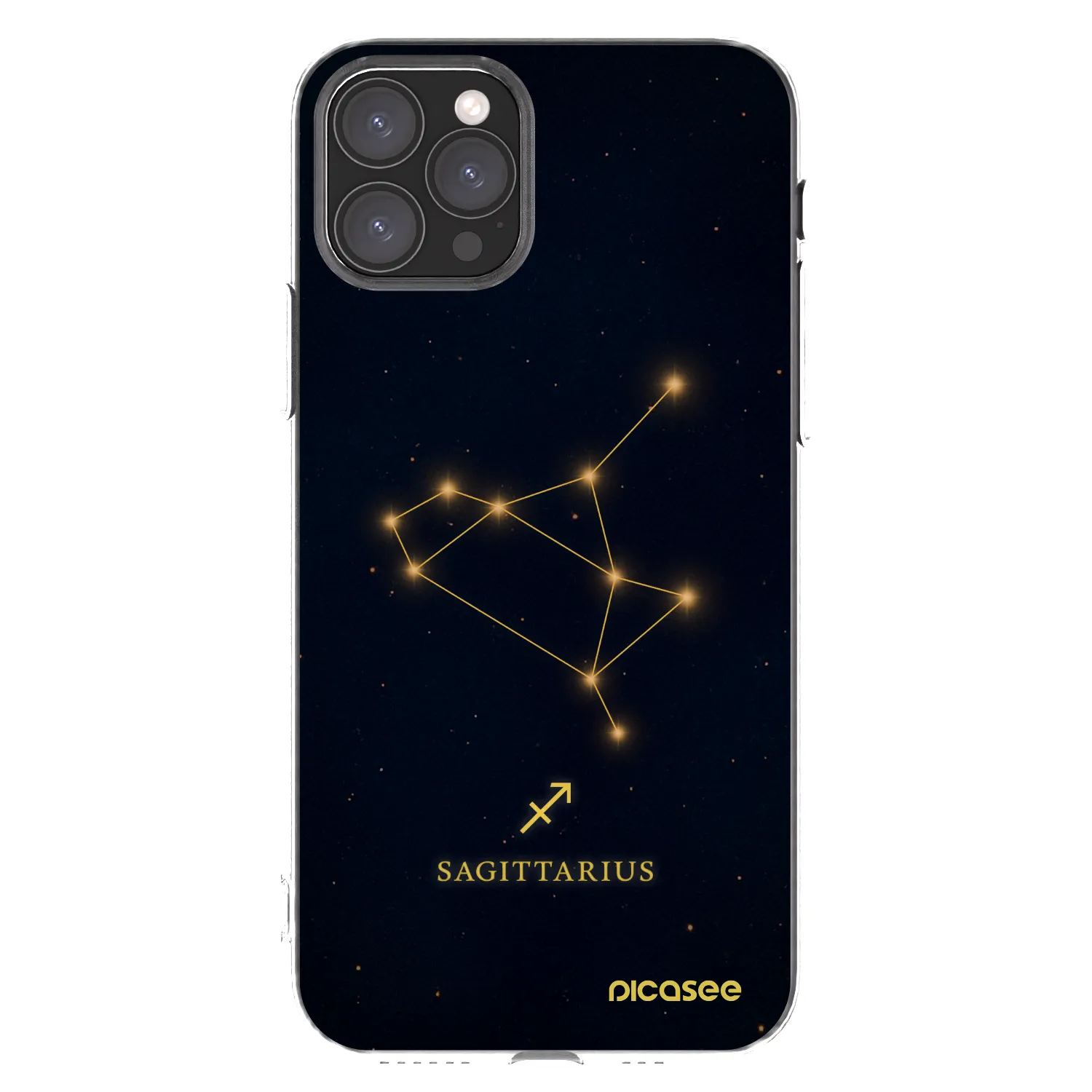 Picasee silikonska prozirna maskica za Apple iPhone 11 Pro - SAGITTARIUS