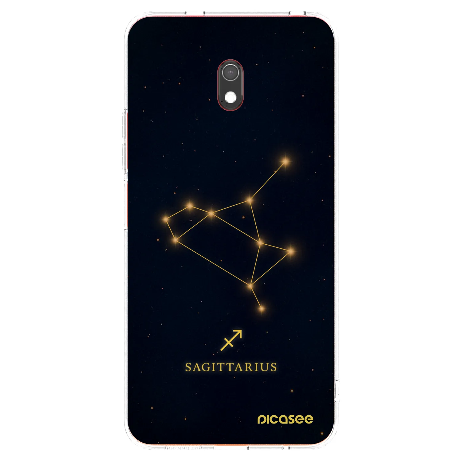 Picasee silikonska prozirna maskica za Xiaomi Redmi 8A - SAGITTARIUS