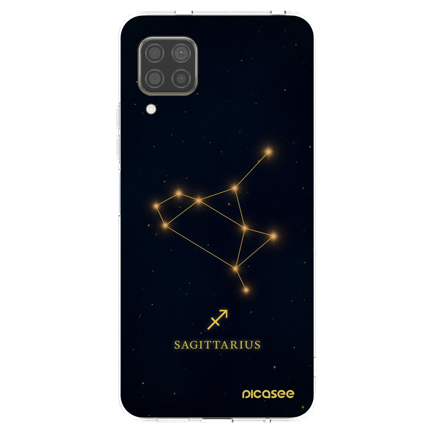 Picasee silikonska prozirna maskica za Huawei P40 Lite - SAGITTARIUS