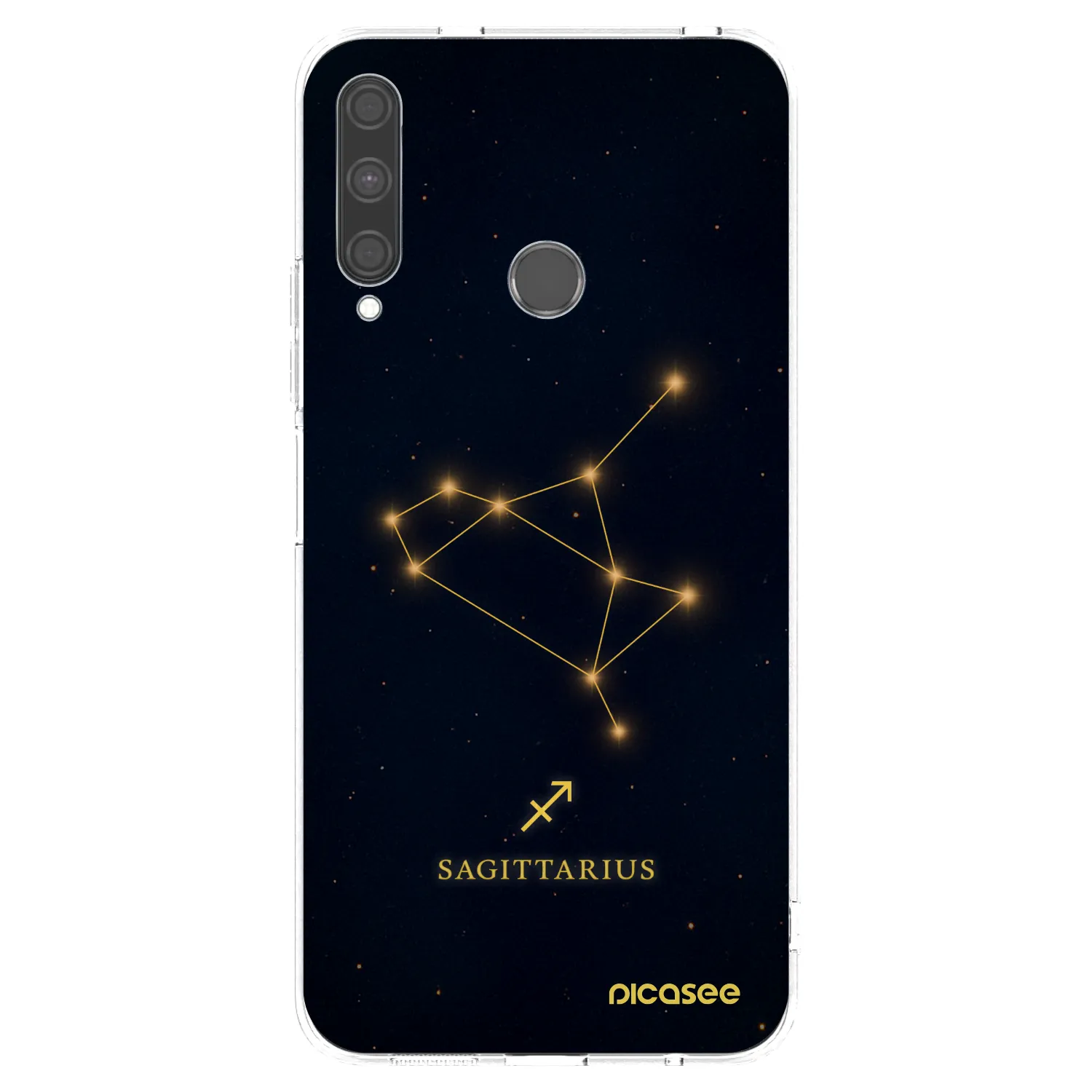 Picasee silikonska prozirna maskica za Huawei P40 Lite E - SAGITTARIUS