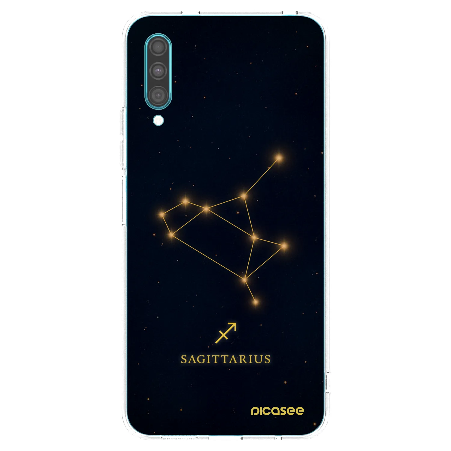 Picasee silikonska prozirna maskica za Samsung Galaxy A30s A307F - SAGITTARIUS