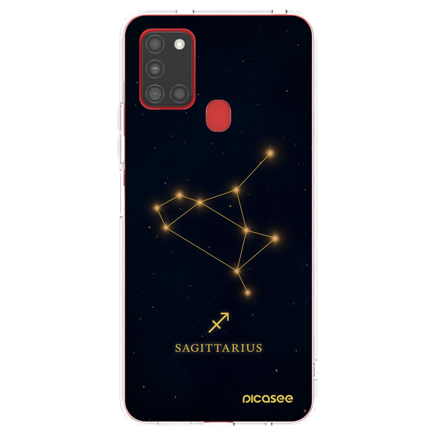 Picasee silikonska prozirna maskica za Samsung Galaxy A21s - SAGITTARIUS