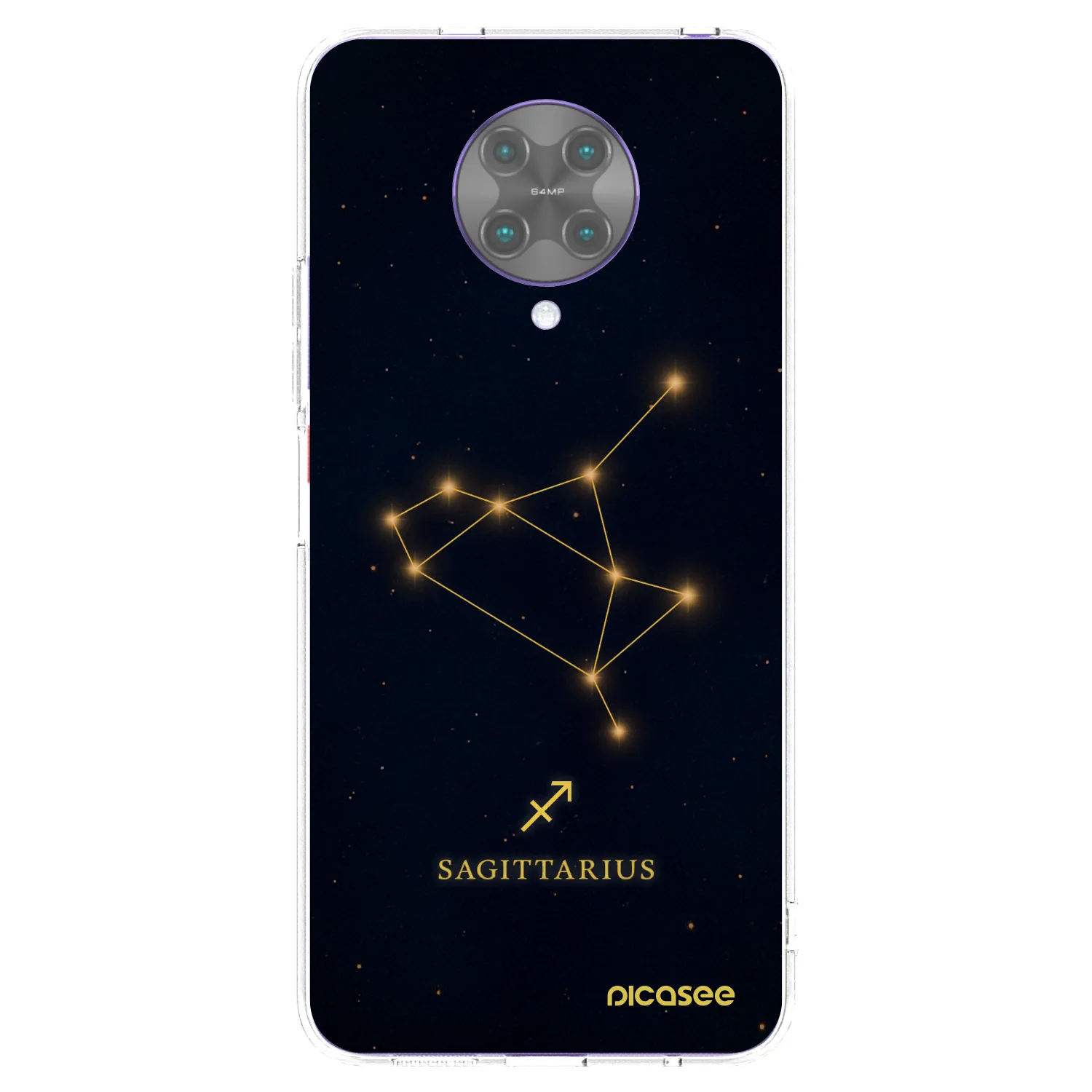 Picasee silikonska prozirna maskica za Xiaomi Poco F2 Pro - SAGITTARIUS