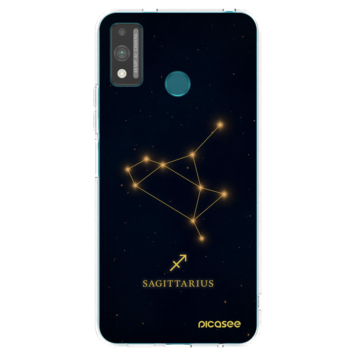 Picasee silikonska prozirna maskica za Honor 9X Lite - SAGITTARIUS