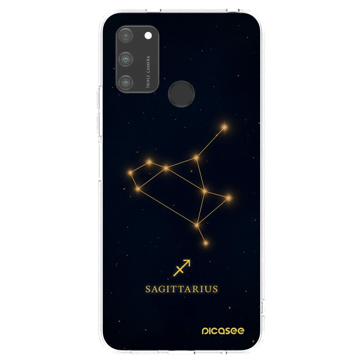 Picasee silikonska prozirna maskica za Honor 9A - SAGITTARIUS